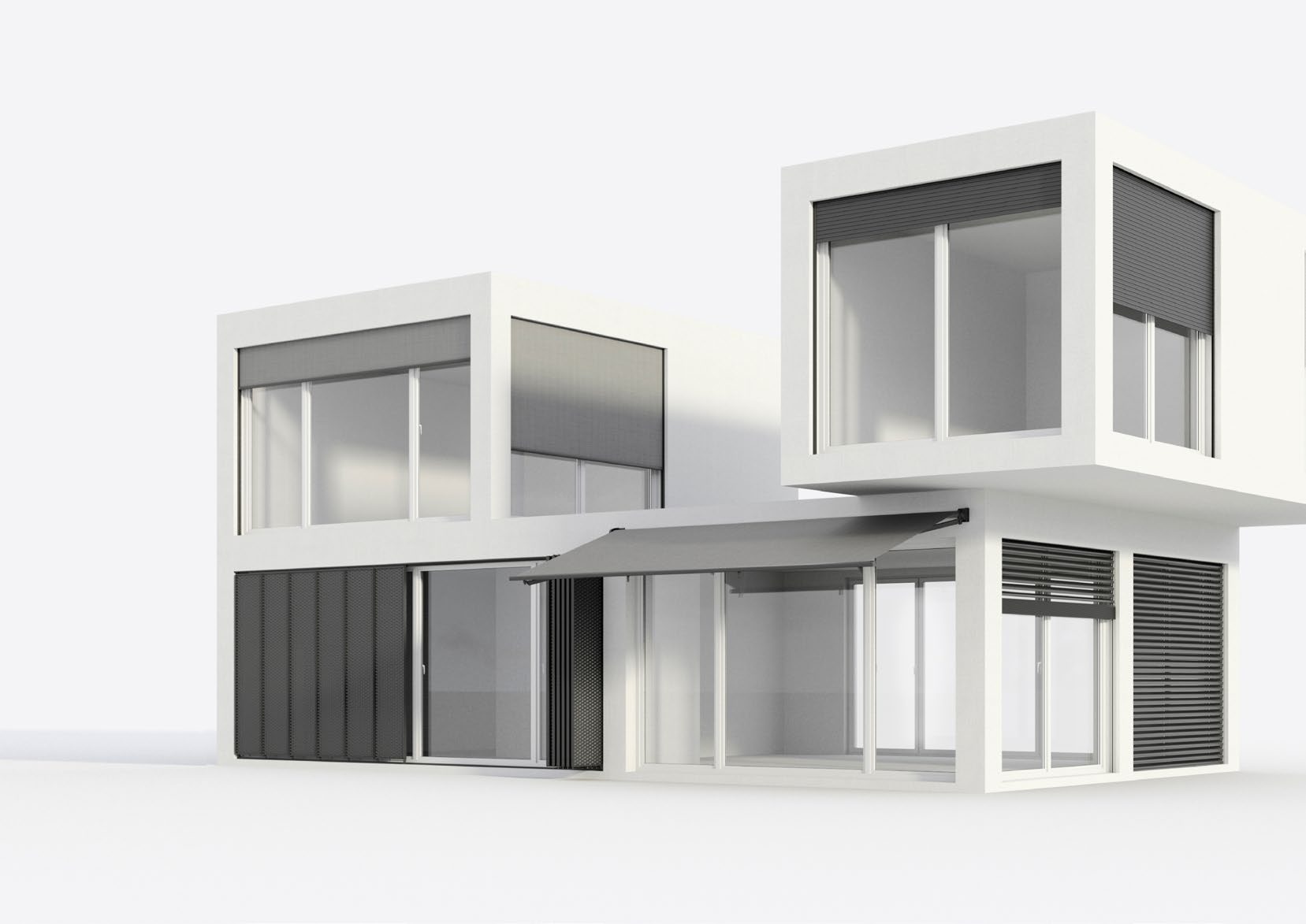 Villa moderna con serramenti efficienti dal punto di vista energetico, Sanremo